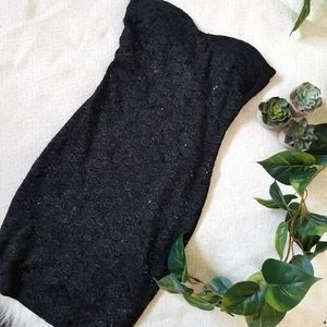 Eclipse Black Sequin Bodycon Dress